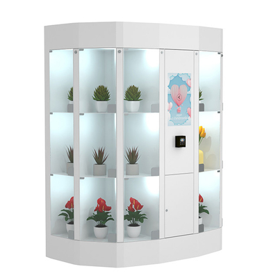 냉동기 냉각 시스템과 로커를 파는 22송이 인치 터치 스크린 꽃
