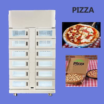 24시간 셀프 서비스 스마트 로커 피자 판매 기계 냉장고와 함께 음식 로커