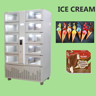 스마트 카드 현금 결제 냉동 아이스크림 젤레토 판매 상자